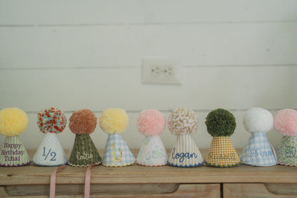 Custom Dog Birthday Hat – Embroidered Pet Party Hat