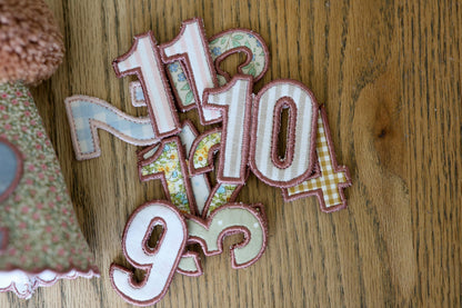 ***PRE-ORDER*** ETA LATE JUNE ** Monthly Milestone Party Hat Set - Interchangeable Numbers 1-12