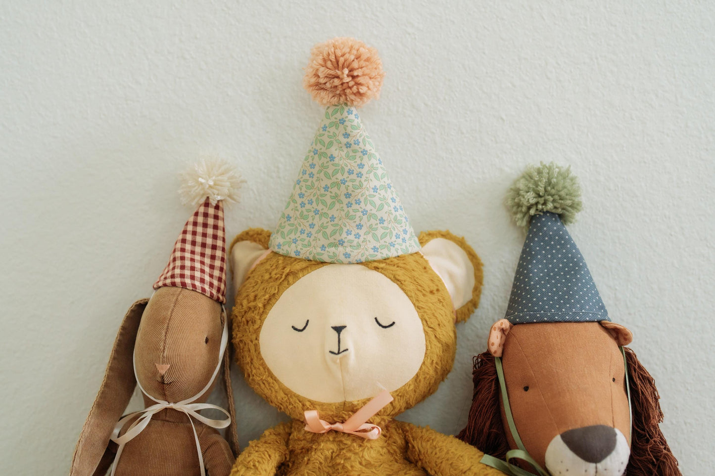 Custom Stuffed Animal Party Hat – Choose Your Fabric – Made to Order