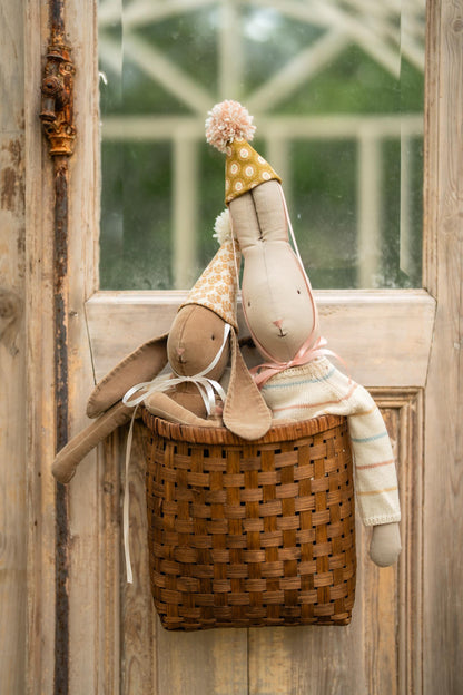 Stuffed Animal Party Hats – Set of 5 Cozy Cottage Floral Mini Hats