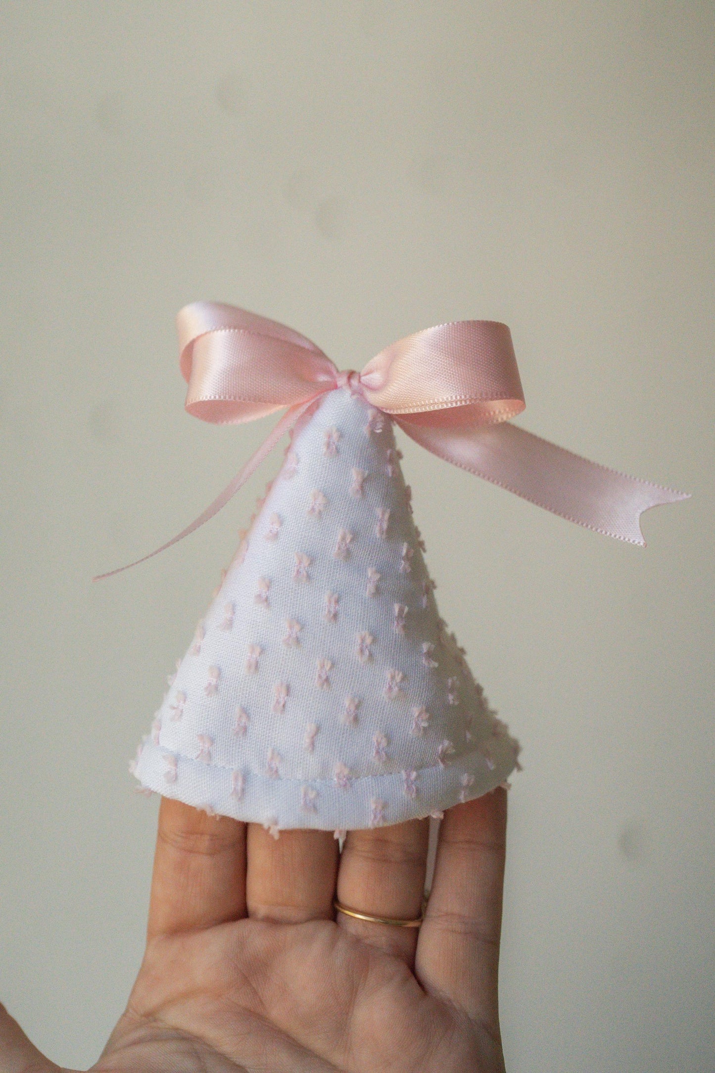 Stuffed Animal Party Hats – Set of 5 Grandmillennial Toile and Seersucker Hats